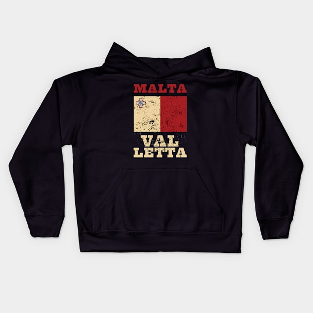 Flag of Malta Kids Hoodie by KewaleeTee